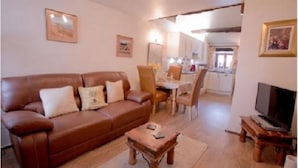 Cottage Luxury, 1 camera da letto, vista montagna, lato montagna | Soggiorno