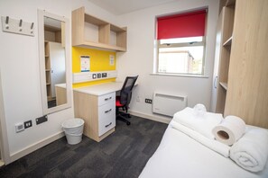 Basic Single Room (with en-suite) | 1 bedroom, desk, free WiFi, bed sheets - University of Essex - Colchester Campus (Colchester)