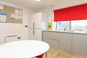 基础单人房 (with en-suite) | 私人厨房 | 公用冰箱、公用微波炉