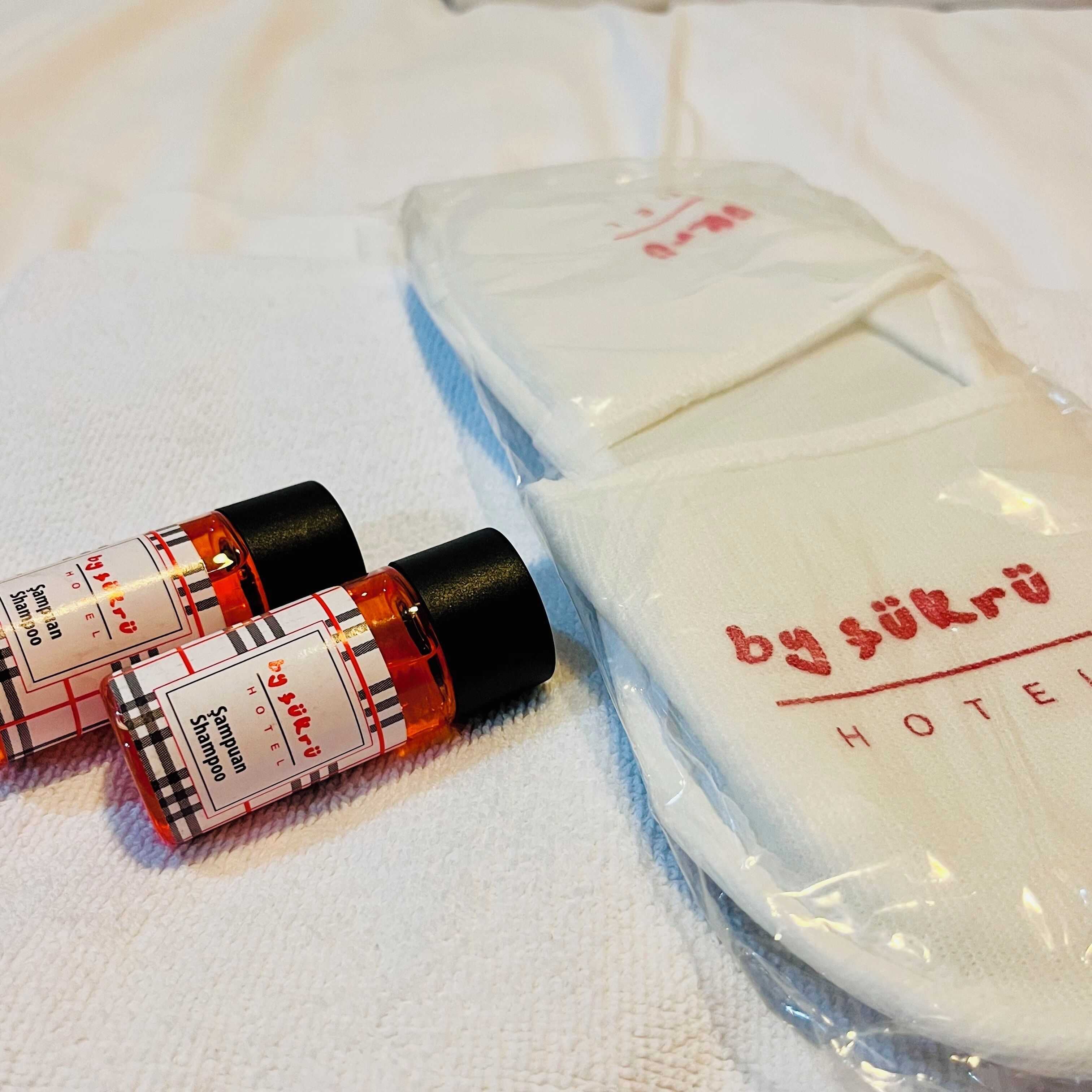 shower, free toiletries, hair dryer, slippers