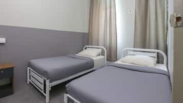 Twin Room | 1 bedroom, Select Comfort beds, desk, free WiFi