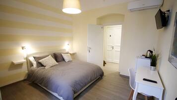 Dobbeltværelse | Skrivebord, gratis Wi-Fi, sengetøj