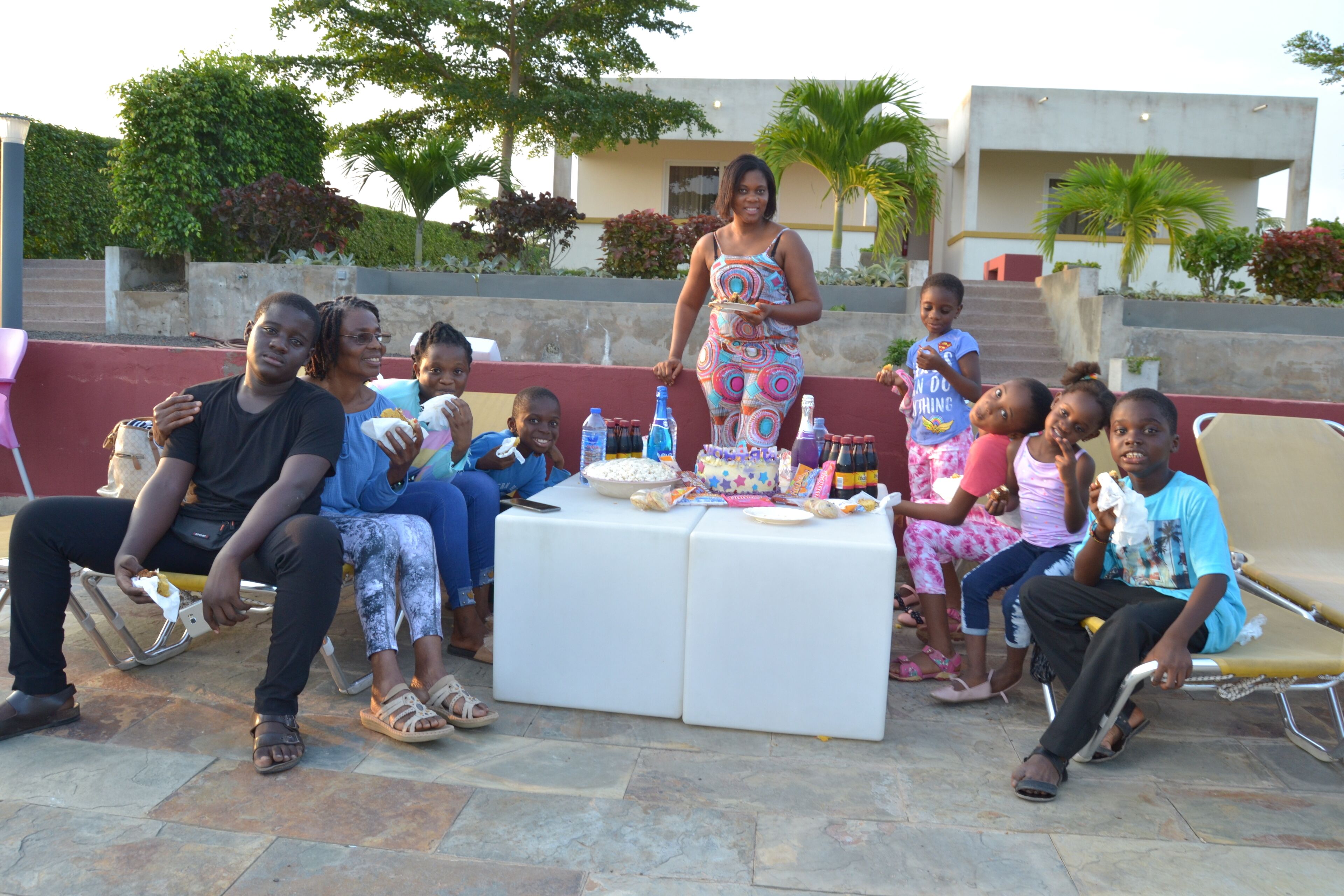 Outdoor pool, open 10:00 AM to 9:30 PM, pool umbrellas, pool loungers