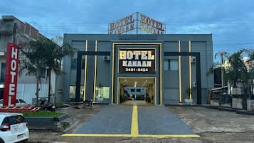 Front of property – evening/night