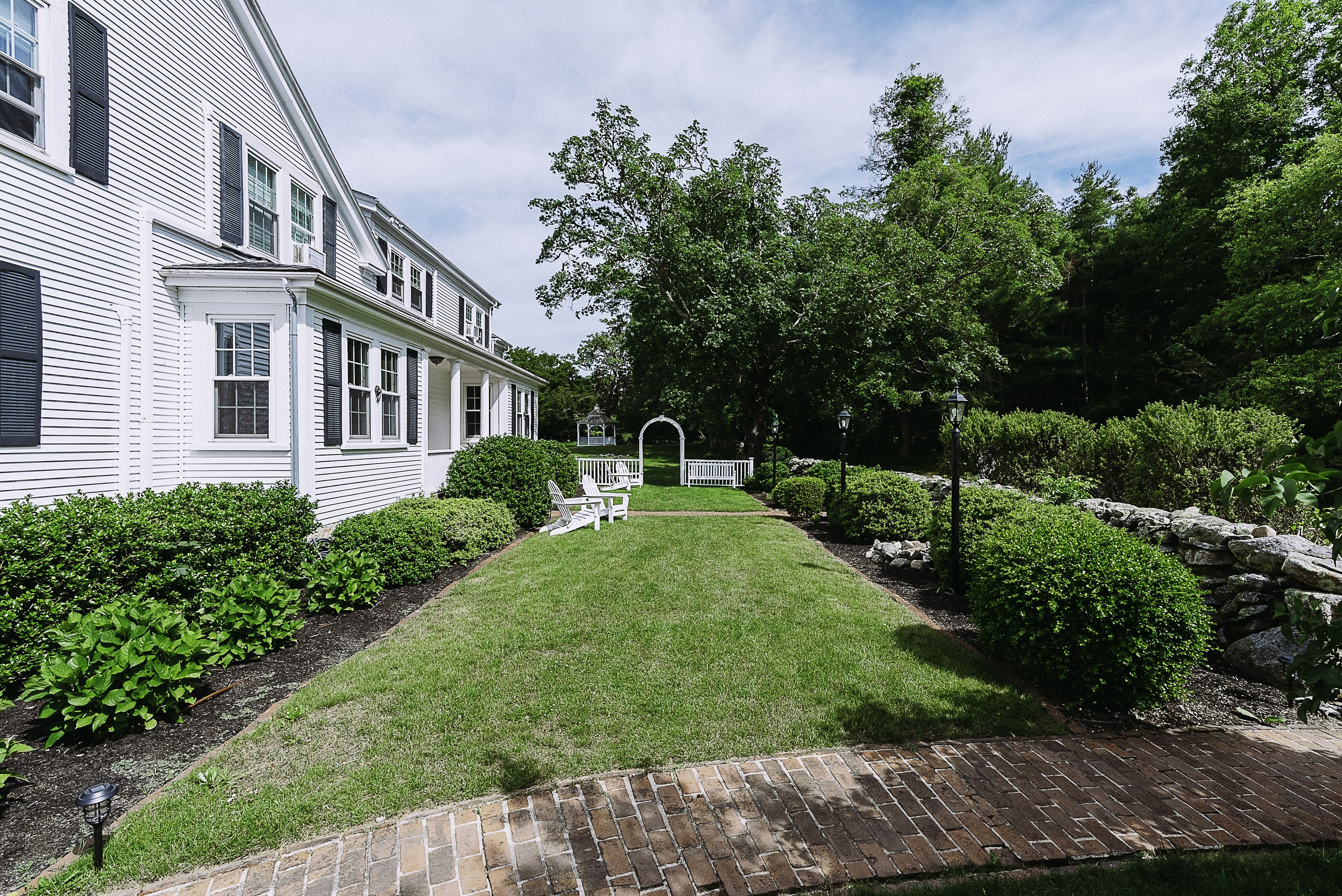 Fachada da propriedade