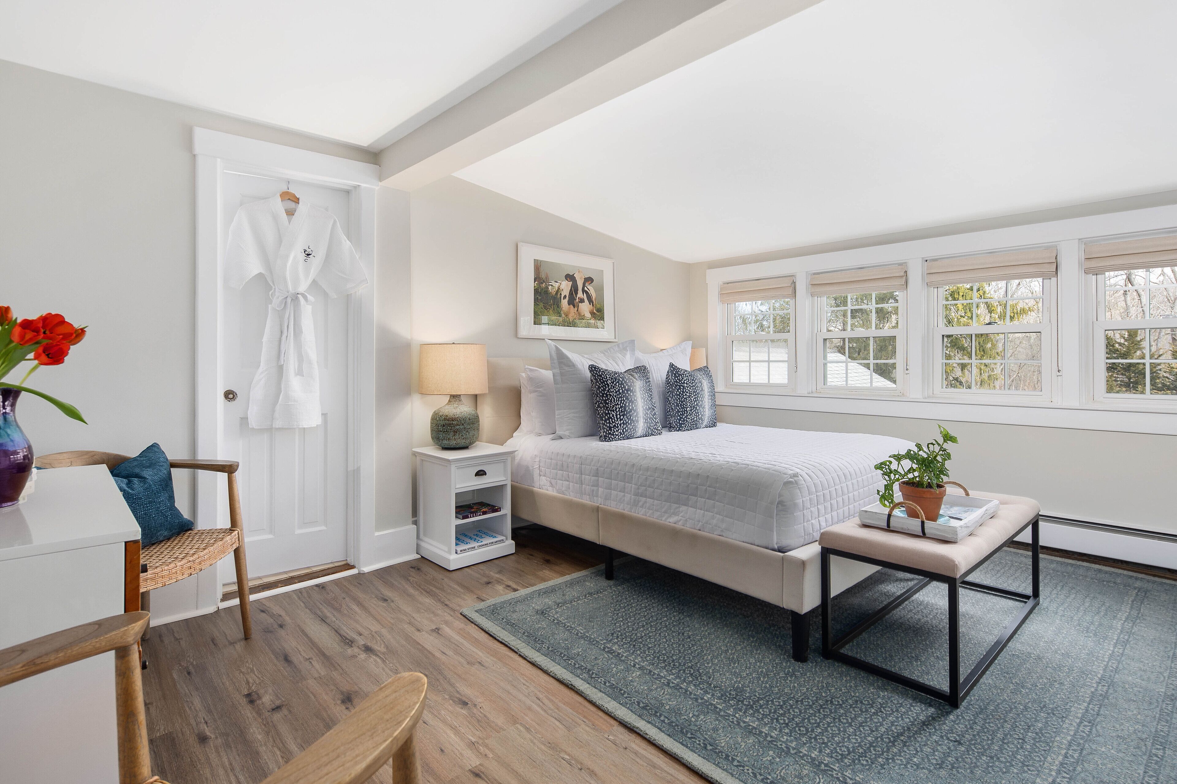 premium double room single use | egyptian cotton sheets, premium bedding, down duvets, in-room safe