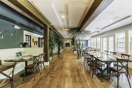 Dinner served, Fusion cuisine. Lamberts Cove Inn