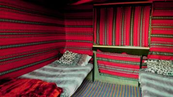 Tent, 2 Twin Beds | In-room safe, soundproofing, iron/ironing board, rollaway beds