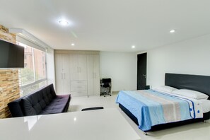 公寓, 1 張標準雙人床及 1 張梳化床 | 書桌、免費 Wi-Fi、床單