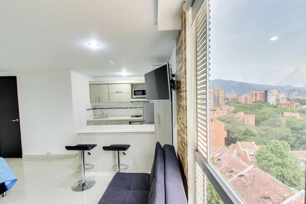 Apartment, 1 Double Bed with Sofa bed | Living area