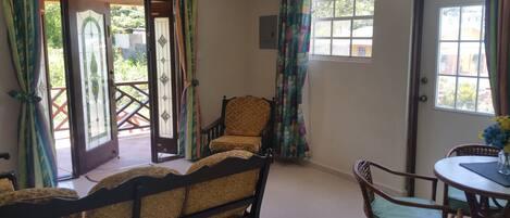 Design Apartment, 2 Double Beds | Living area