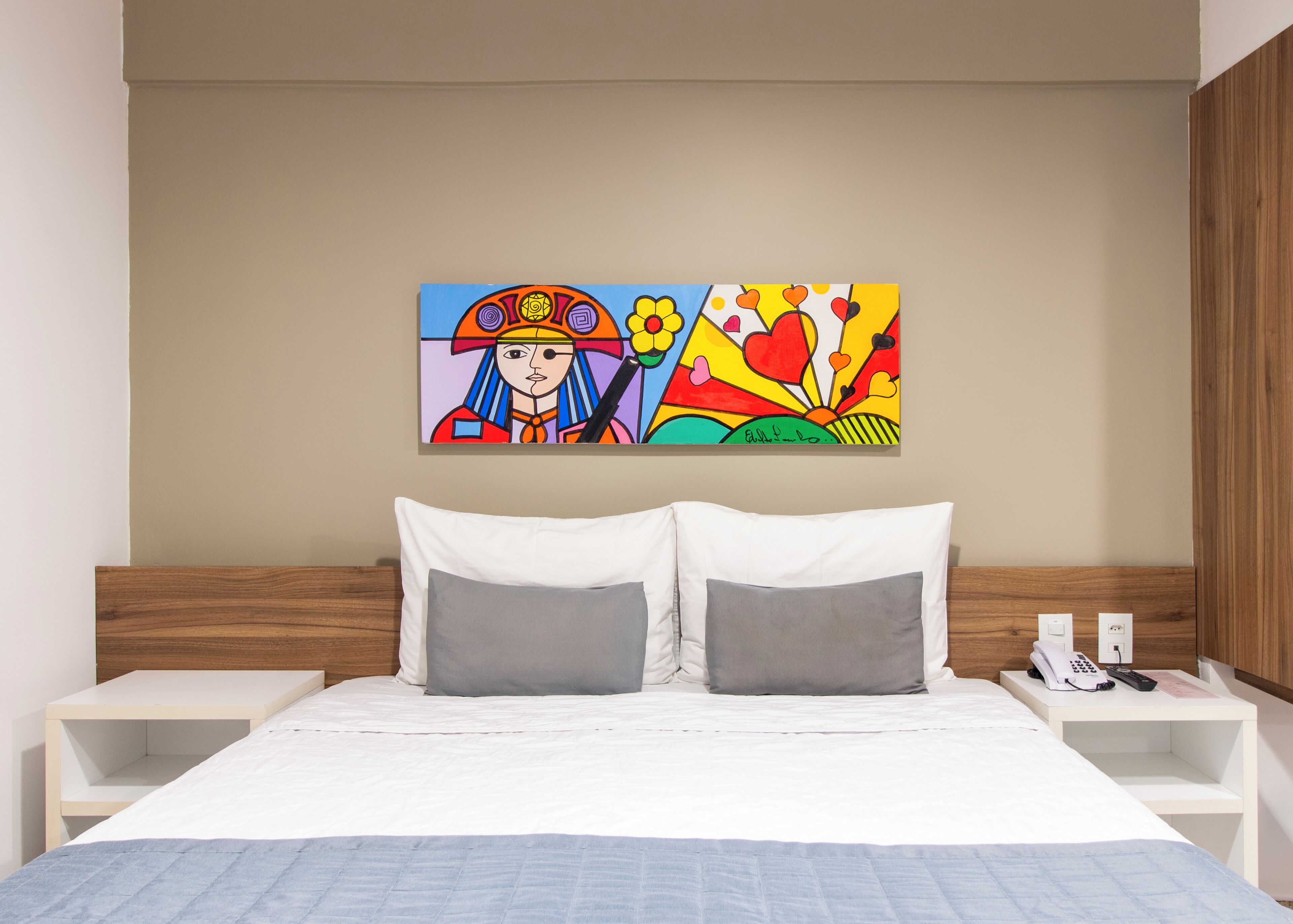 deluxe double room, 1 double bed, non smoking | blackout curtains, iron/ironing board, free wifi, bed sheets