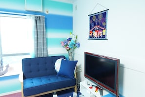 Flat-screen TV - stay PIKO (Tokyo)