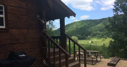 Pesca con mosca en la región Driftless - Bishop Creek Cabin con vistas