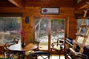 Interior - Secluded Boardman River home with a HOT TUB, Smart TV, Kayaks. Dogs ok (Traverse City)