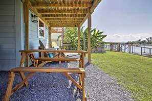 Terrace/patio - Fishing Dock on Arroyo River! Stylish Studio (Rio Hondo)