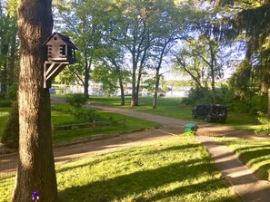 Property grounds - Lake Cabin on 500 acre all sports lake, Snug Harbor close to Vicksburg,Kalamazoo (Three Rivers)
