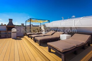 Terrace/patio - Obelisc-3, 3 DB ground-floor apartment near the beach. (Can Picafort)