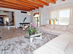 TV, DVD player, stereo