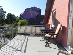Outdoor dining - Vacation apartment, Germany (Heringsdorf)
