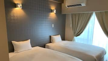 Kamar Twin Basic | 1 kamar tidur dan Wi-Fi gratis