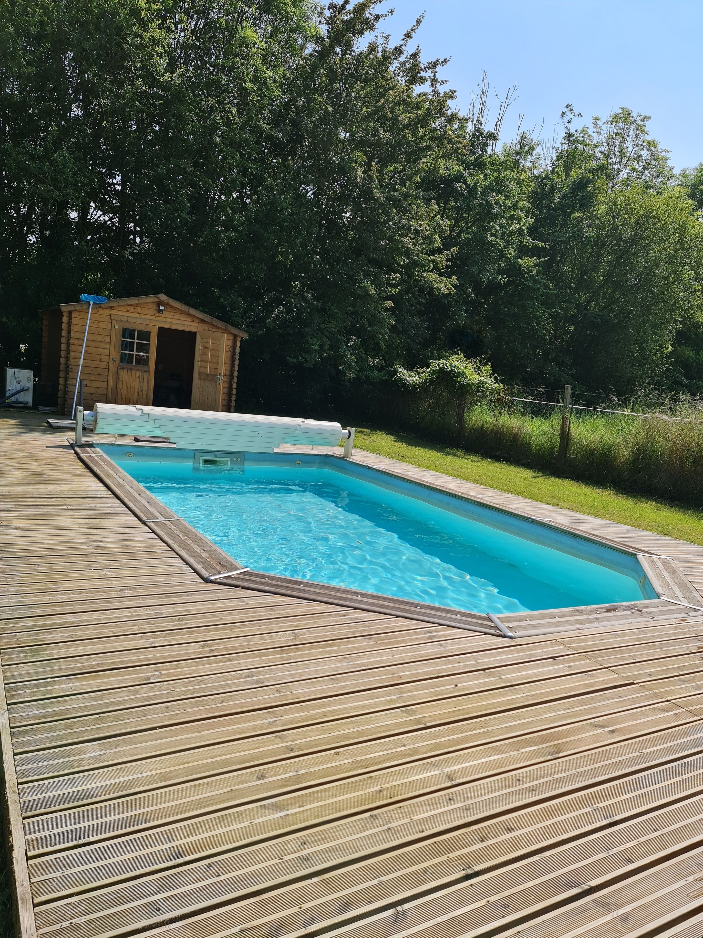 Alberca al aire libre 