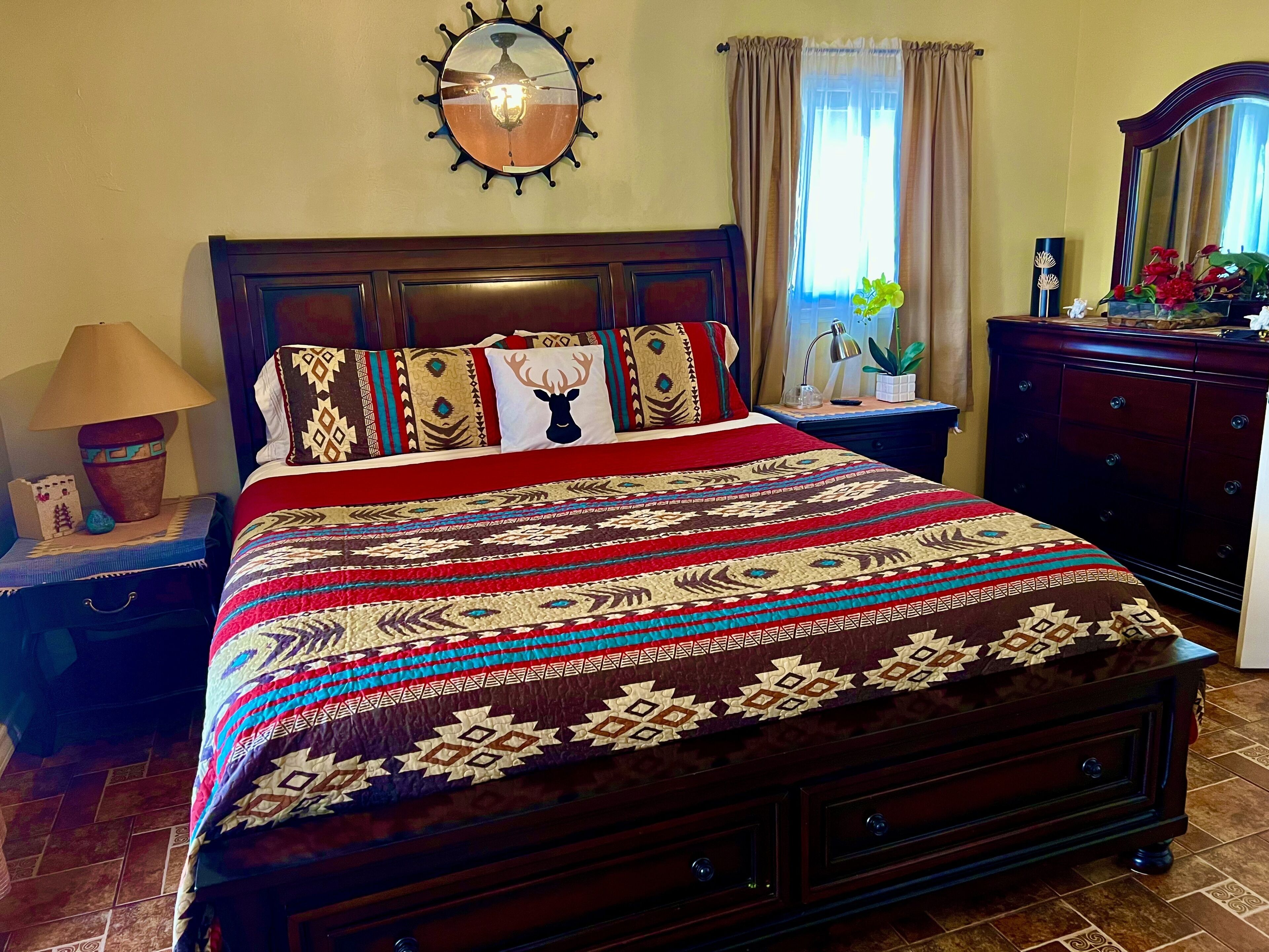 1 間睡房、熨斗/熨衫板、免費 Wi-Fi、床單