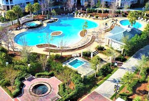 Udendørs pool, opvarmet pool