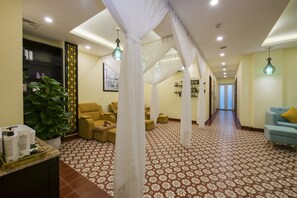 Body treatments, body wraps, body scrubs, facials, reflexology