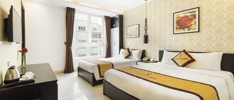 Egyptian cotton sheets, premium bedding, down duvets, memory-foam beds