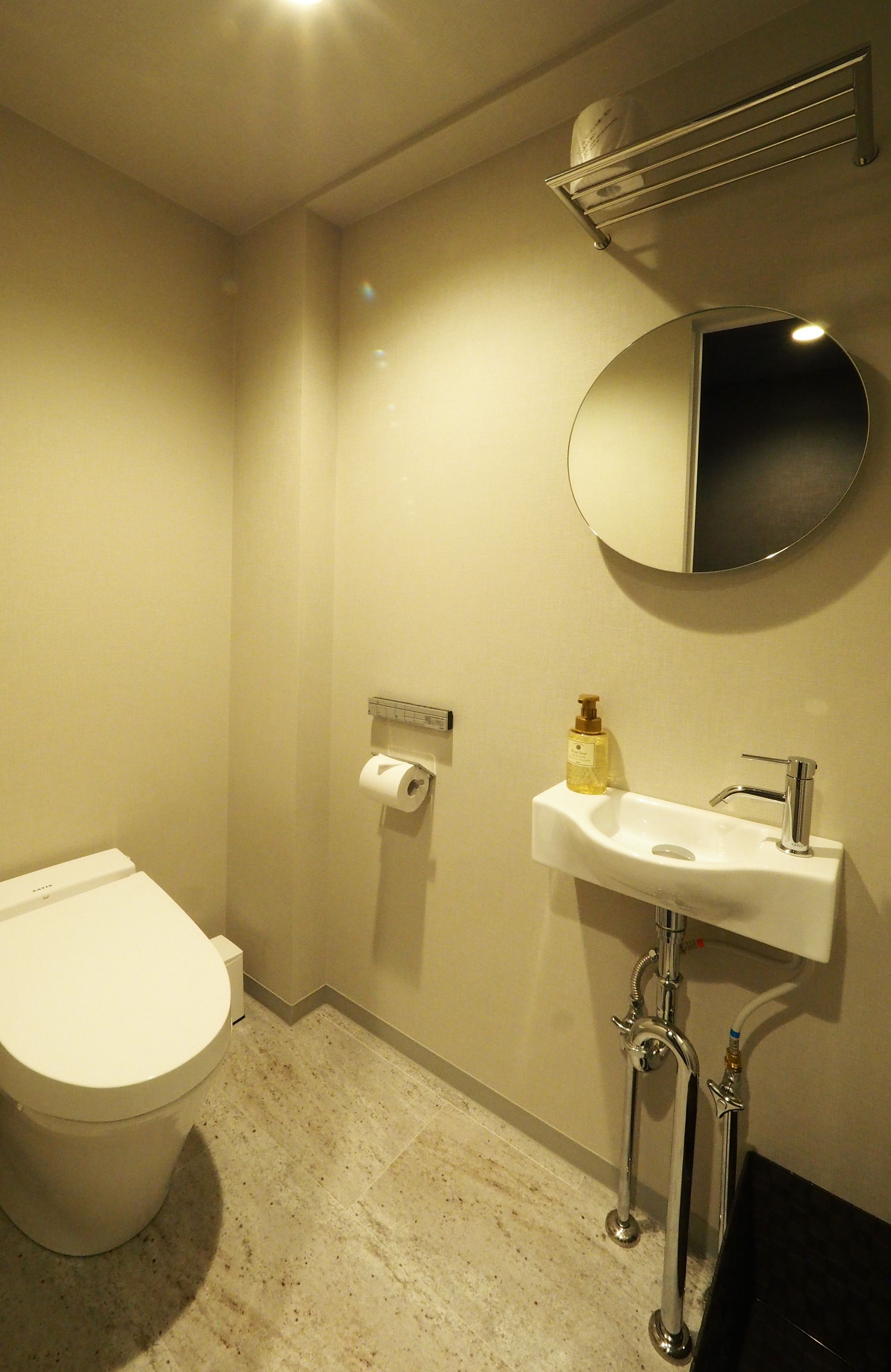 standard double room, private shower | bathroom | hair dryer, slippers, electronic bidet, towels