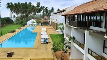 Voorkant van accommodatie