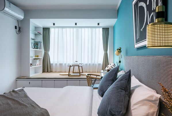 Apartment, 2 Schlafzimmer | 2 Schlafzimmer, Schreibtisch, Verdunkelungsvorhänge, kostenloses WLAN