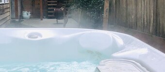 Pet Friendly Retreat - 2 Blks To Beach & Town, W/Wifi, Hot Tub & Frplc, MCA#1284