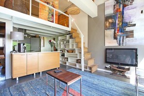 Apartment, 1 Bedroom | Living area | Flat-screen TV - Berkeley Square 1 Bedroom (Cape Town)