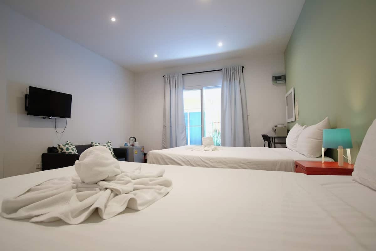 Quadrupla Standard | Una cassaforte in camera, tende oscuranti, Wi-Fi gratuito, lenzuola
