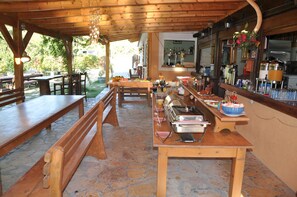 Daily buffet breakfast (EUR 12 per person)