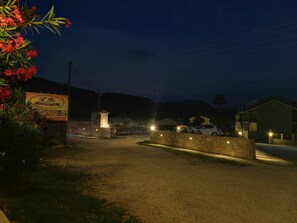 Front of property – evening/night