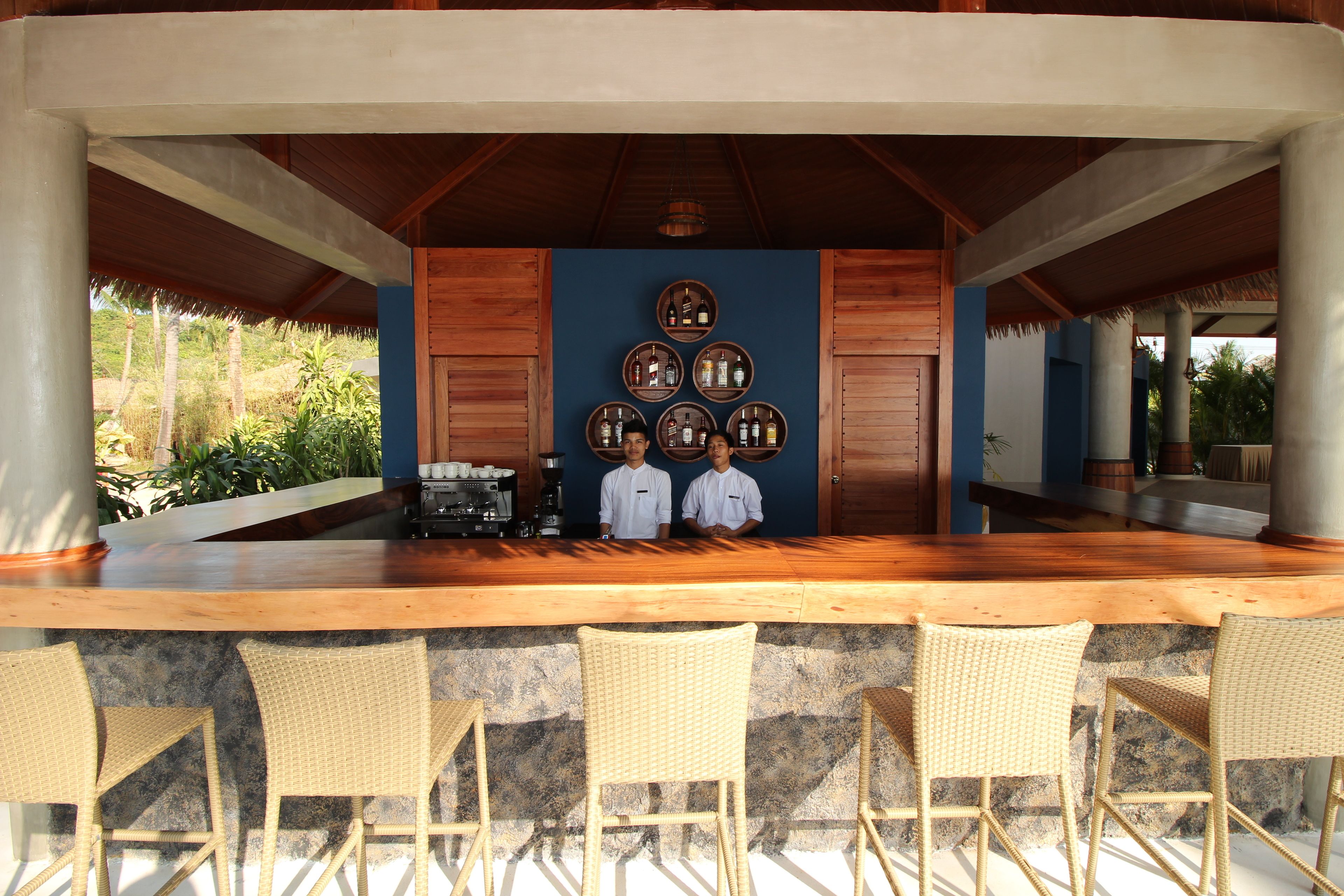 beach views, open daily