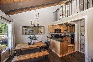 Fridge, microwave, oven, stovetop - St. Francis # 53 by Hauserman Rentals (Tahoe City)