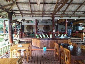 Lunch and dinner served, local and international cuisine - The Sunshine Resort (Ko Kood)