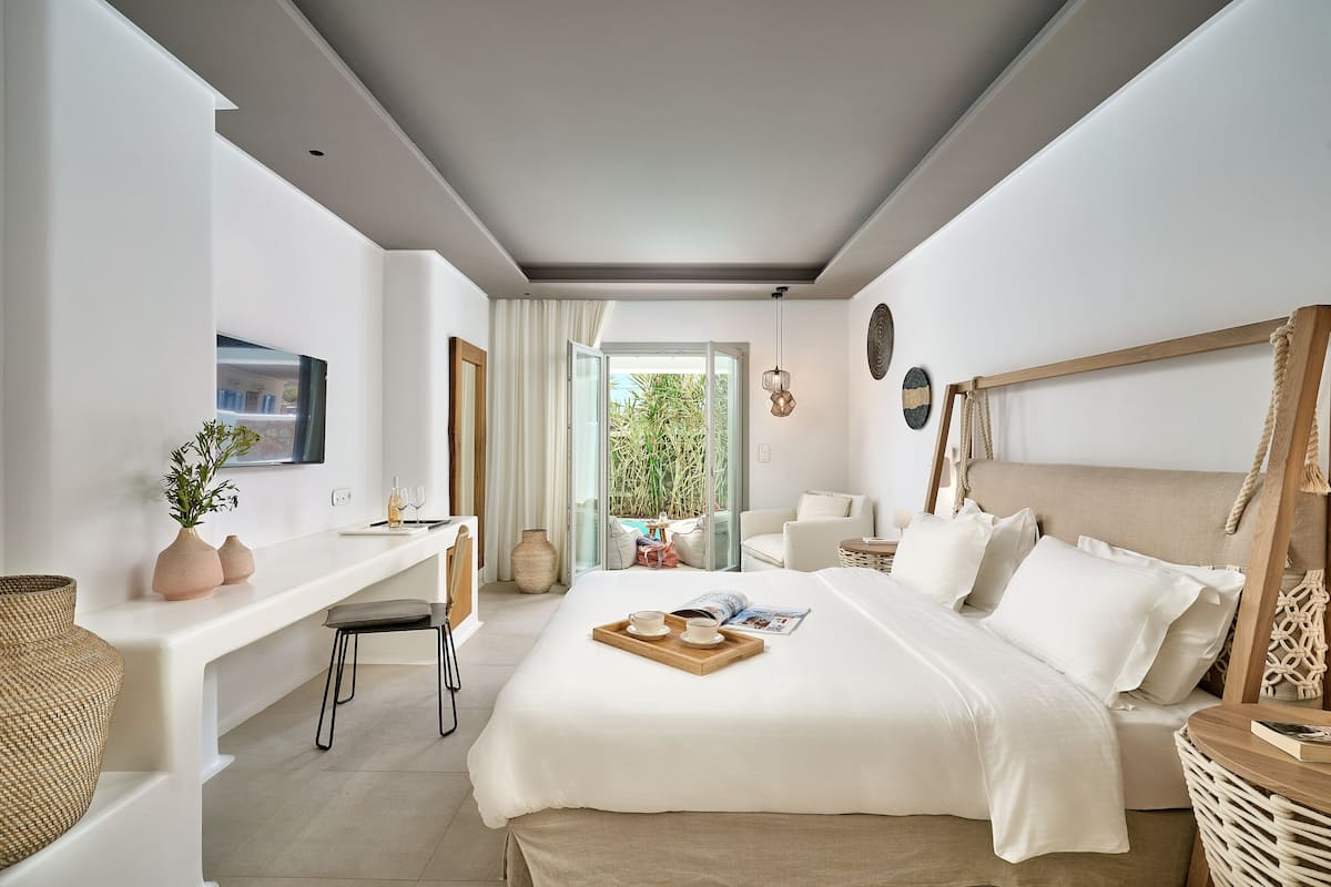 Premium Maisonette with Private Pool | 1 slaapkamer, hypoallergeen beddengoed, een minibar