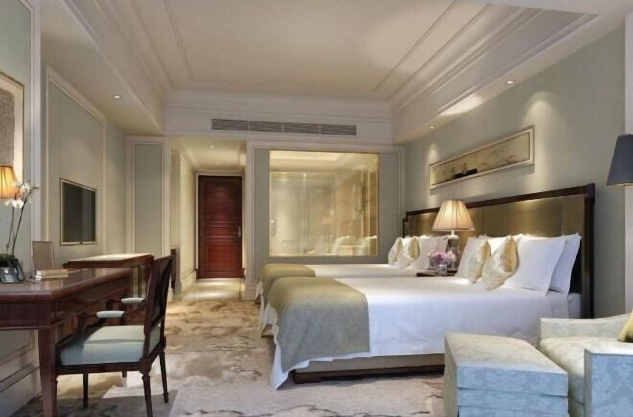 Meja kerja, tempat tidur bayi, dan Wi-Fi gratis