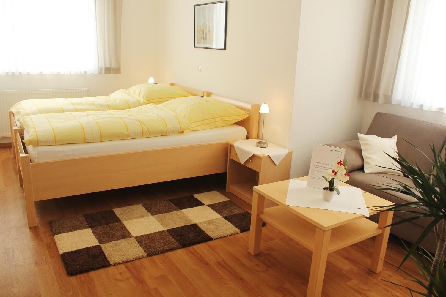 individually furnished, desk, laptop workspace, blackout curtains