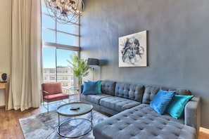 Apartment, 1 Bedroom | Living area