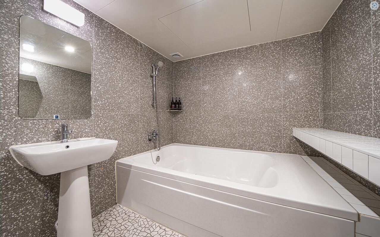 family quadruple room, 2 queen beds | premium bedding, down duvets, desk, laptop workspace