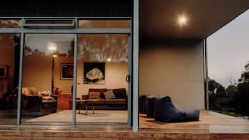 Design huis, 2 slaapkamers, uitzicht op bergen | Terras