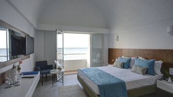 Doppel- oder Zweibettzimmer, eingeschränkter Meerblick | Ausblick vom Zimmer