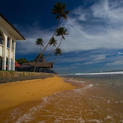On the beach