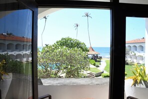 Dobbeltrom – standard, sjøutsikt | Utsikt mot strand/hav